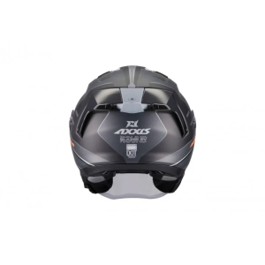 Κράνος Ανοιχτό AXXIS BLAZER SV ROUND Μαύρο Γκρι Ματ