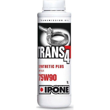 Ipone Trans4 75W-90 Συνθετική Βαλβολίνη για Σασμάν Μοτοσυκλέτας 1lt