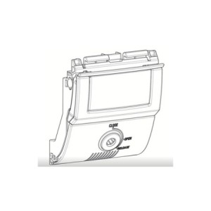 Ανταλλακτικά SHAD/D1B59PMAR SH58X-59X Μηχανισμός kαι Κλειδαρια (Μαύρος)