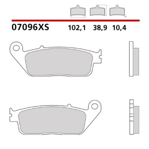 BREMBO ΤΑΚΑΚΙΑ ΦΡΕΝΩΝ SINTERED GOLD 07096XS