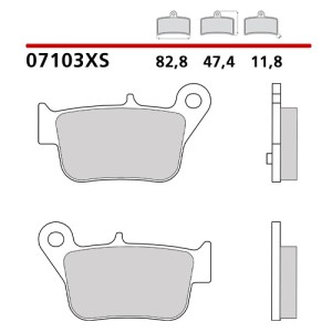 BREMBO ΤΑΚΑΚΙΑ ΦΡΕΝΩΝ SINTERED GOLD 07103XS