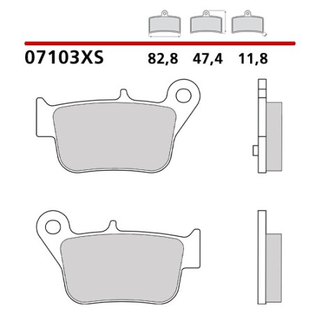 BREMBO ΤΑΚΑΚΙΑ ΦΡΕΝΩΝ SINTERED GOLD 07103XS