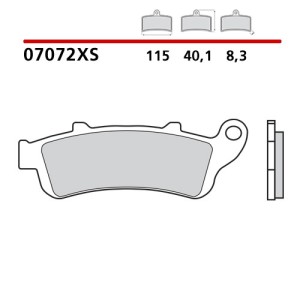 BREMBO ΤΑΚΑΚΙΑ ΦΡΕΝΩΝ SINTERED MX SM ENDURO 07BB27SX