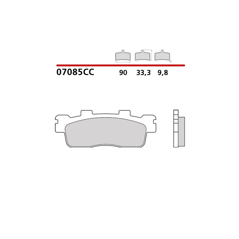 BREMBO ΤΑΚΑΚΙΑ ΦΡΕΝΩΝ CARBON CERAMIC 07085CC