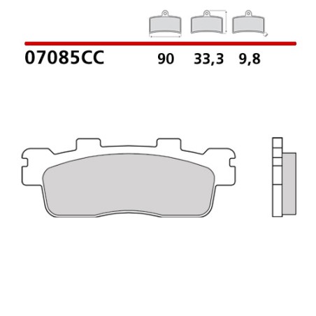 BREMBO ΤΑΚΑΚΙΑ ΦΡΕΝΩΝ CARBON CERAMIC 07085CC