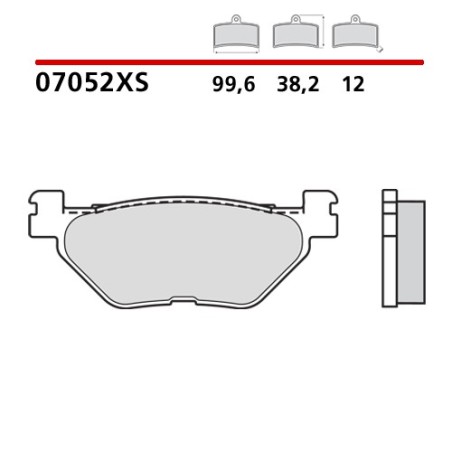 BREMBO ΤΑΚΑΚΙΑ ΦΡΕΝΩΝ SINTERED GOLD 07052XS