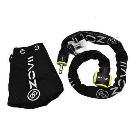 Κλειδαριά Σπαστή ZCL10-120  (1.20M) με Συναγερμό  Κίτρινο/Μαύρο ZOVII