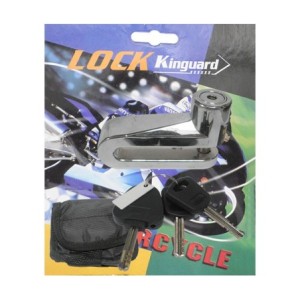 Κλειδαριά Δισκόφρενου 10Χ55Χ10MM Χρώμιο/8001 KINGUARD με Τσαντάκι