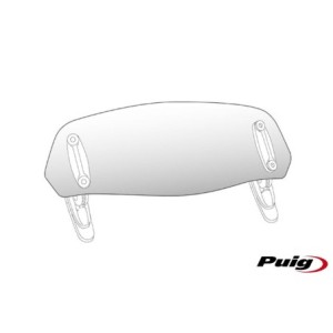 Προσθήκη Παρμπρίζ PUIG 6320H SMOKE με Κλιπ 277X110MM UNIVERSAL