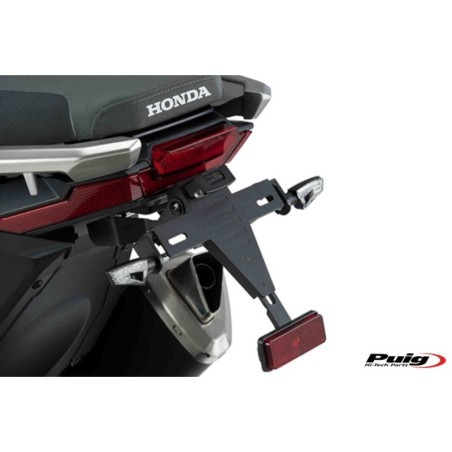 Βάση Πινακίδας/PUIG 9706N Μαύρη HONDA X-ADV'17-18