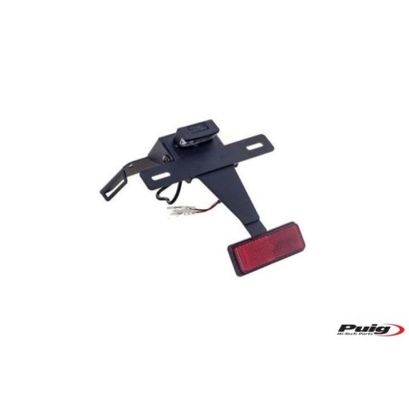 Βάση Πινακίδας/PUIG 4735N Μαύρη SUZ/GSXR600,750 08-10