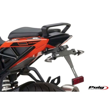 Βάση Πινακίδας/PUIG 8728ν Μαύρη KTM1290 SUPERDUKE GT16-18