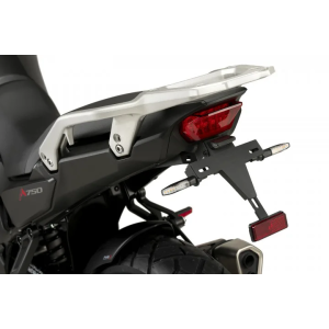 Βάση Πινακίδας/PUIG 21686N HONDA XL750 TRANSALP '23-26 Μαύρη
