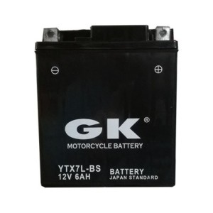 Μπαταρία GK YTX7L-BS 12V 6A -+ Ξ.φ με Υγρά CP