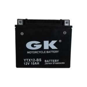 Μπαταρία GK YTX12-BS +- Ξ.φ. με Υγρά CP