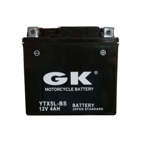Μπαταρία GK YTX5L-BS 12V -+ Ξ.φ. με Υγρά CP TARGET125 (όλα)