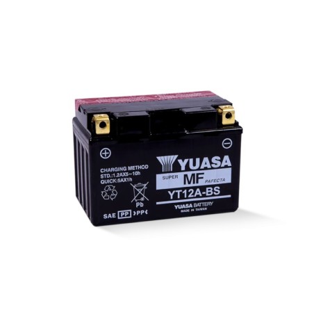 Μπαταρία YUASA YT12A-BS +- ROC με Υγρά 150-87-105 GSX1300R HAYABUSA,BURGMAN