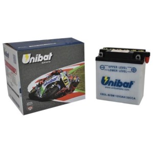 Μπαταρία UNIBAT CB3L-B-SM  (YB3L-B) -+ με Υγρά CCA32