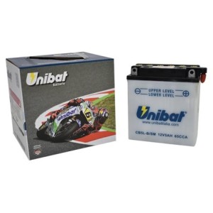 Μπαταρία UNIBAT CB5L-B-SM  (YB5L-B) -+ με Υγρά CCA65