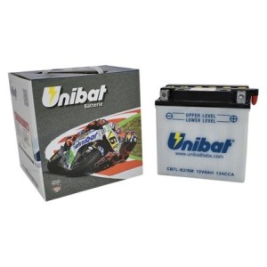 Μπαταρία UNIBAT CB7L-B2-SM  (YB7L-B2)  -+ με Υγρά CCA124