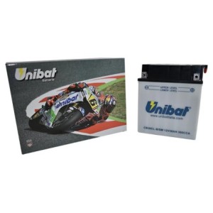 Μπαταρία UNIBAT CB30CL-B-SM  (YB30CL-B) -+ με Υγρά CCA300