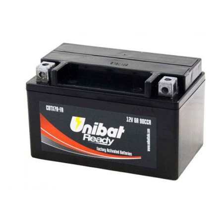 Μπαταρία UNIBAT CBTX7A-FA  (YTX7A-BS) +- FACTORY ACTIVATED CCA90