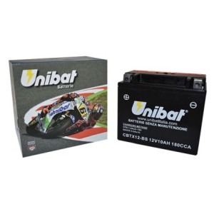 Μπαταρία UNIBAT CBTX12-BS  (YTX12-BS) +- με Υγρά
