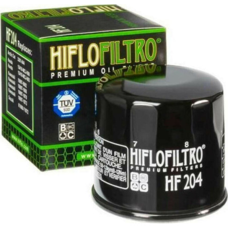 HF 204 Hiflofiltro Φίλτρο Λαδιού Μοτοσυκλέτας για Honda/Yamaha/Triumph/Kawasaki
