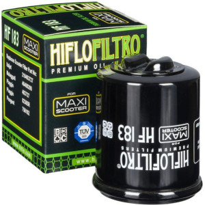 HF 183 Hiflofiltro Φίλτρο Λαδιού Μοτοσυκλέτας για Piaggio Beverly 125/Beverly 250 /Beverly 300