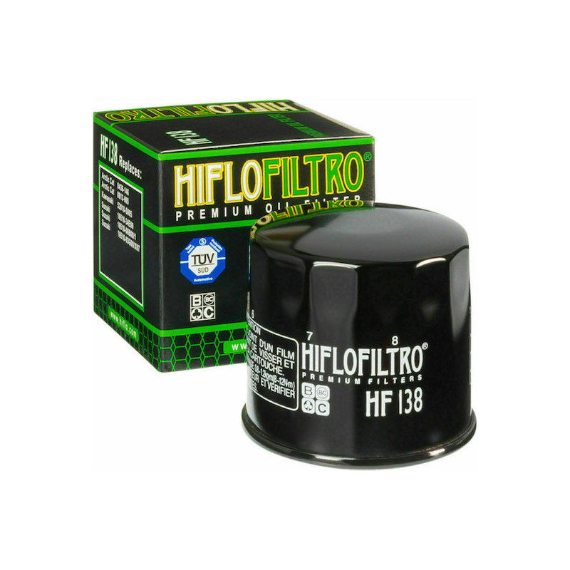 HF 138 Hiflofiltro Φίλτρο Λαδιού Μοτοσυκλέτας για Suzuki