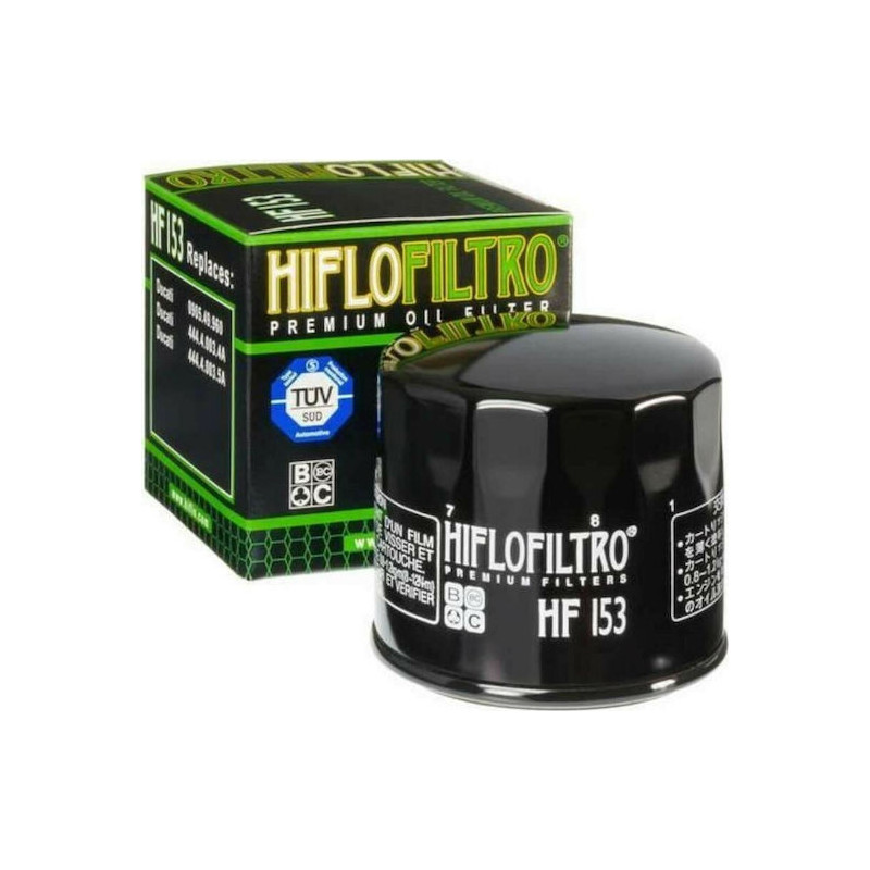 HF 153 Hiflofiltro Φίλτρο Λαδιού Μοτοσυκλέτας για Ducati/Bimota/Cagiva Multistrada