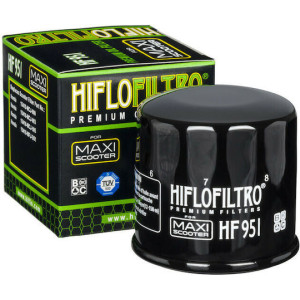HF 951 Hiflofiltro Φίλτρο Λαδιού Μοτοσυκλέτας για Honda FJS 600 Silverwing 01'-10'/Forza 250X 08'-11'/SH 300ie 07'-16' SH 300